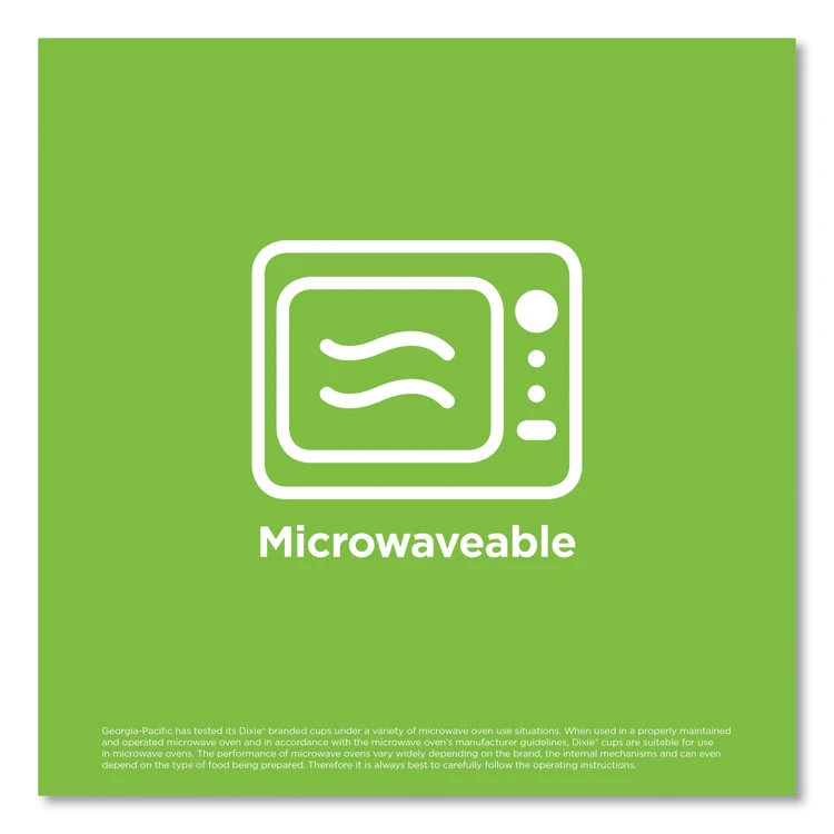 Dixie PerfecTouch Paper Hot Cups, 12 Oz, Coffee Haze Design, Individually Wrapped, 1,000/Carton - Image 11