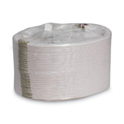 Dixie Pathways Heavyweight Oval Platters, 8.5 X 11, Green/Burgundy, 125/Pack