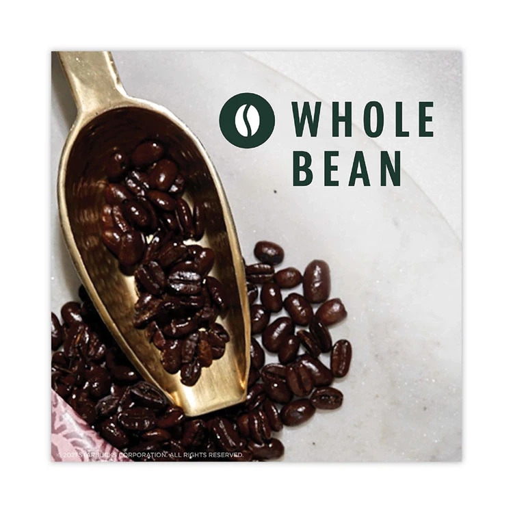 Starbucks Whole Bean Coffee, Decaf Pike Place Roast, 1 Lb Bag - Image 2