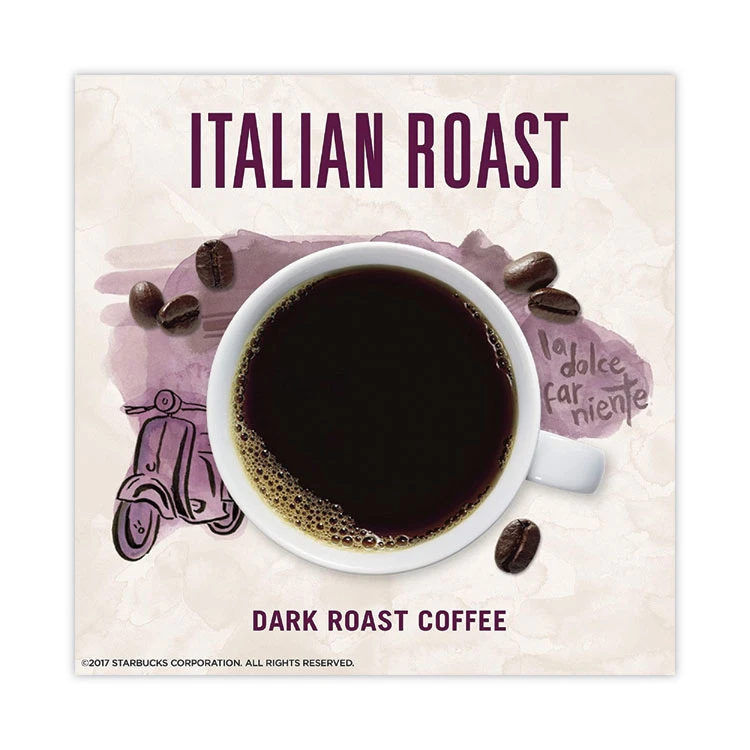 Starbucks VIA Ready Brew Coffee, 0.11 Oz, Italian Roast, 200/Carton - Image 4