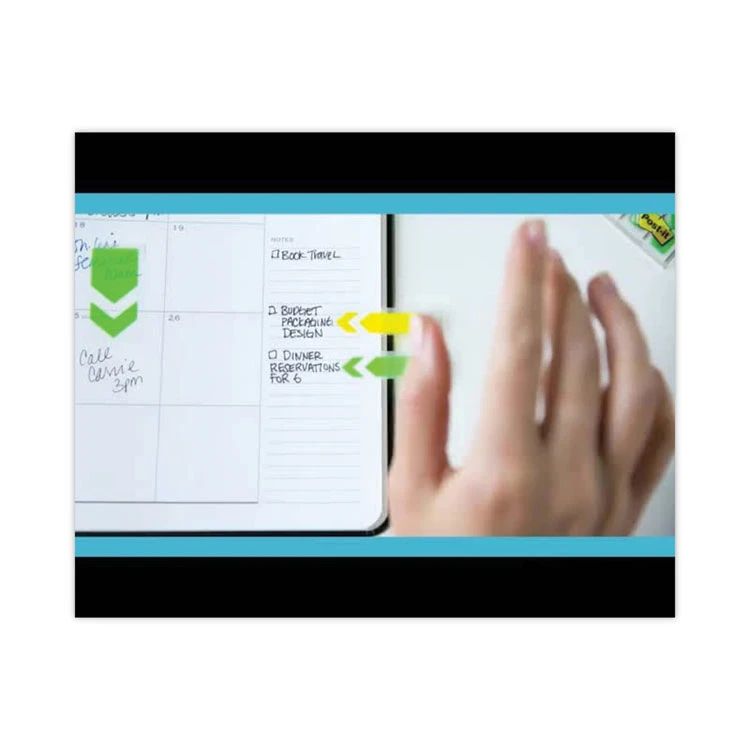 Standard Page Flags In Dispenser, Red, 50 Flags/Dispenser, 2 Dispensers/Pack - Image 3