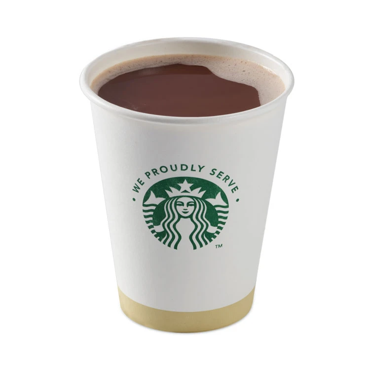 Hot Cups, 12 Oz, White With Green Starbucks Logo, 1,000/Carton - Image 4