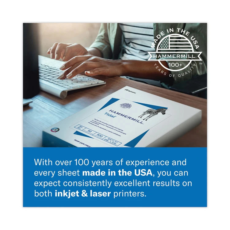 Premium Laser Print Paper, 98 Bright, 32 Lb Bond Weight, 8.5 X 11, White, 500/Ream - Image 7