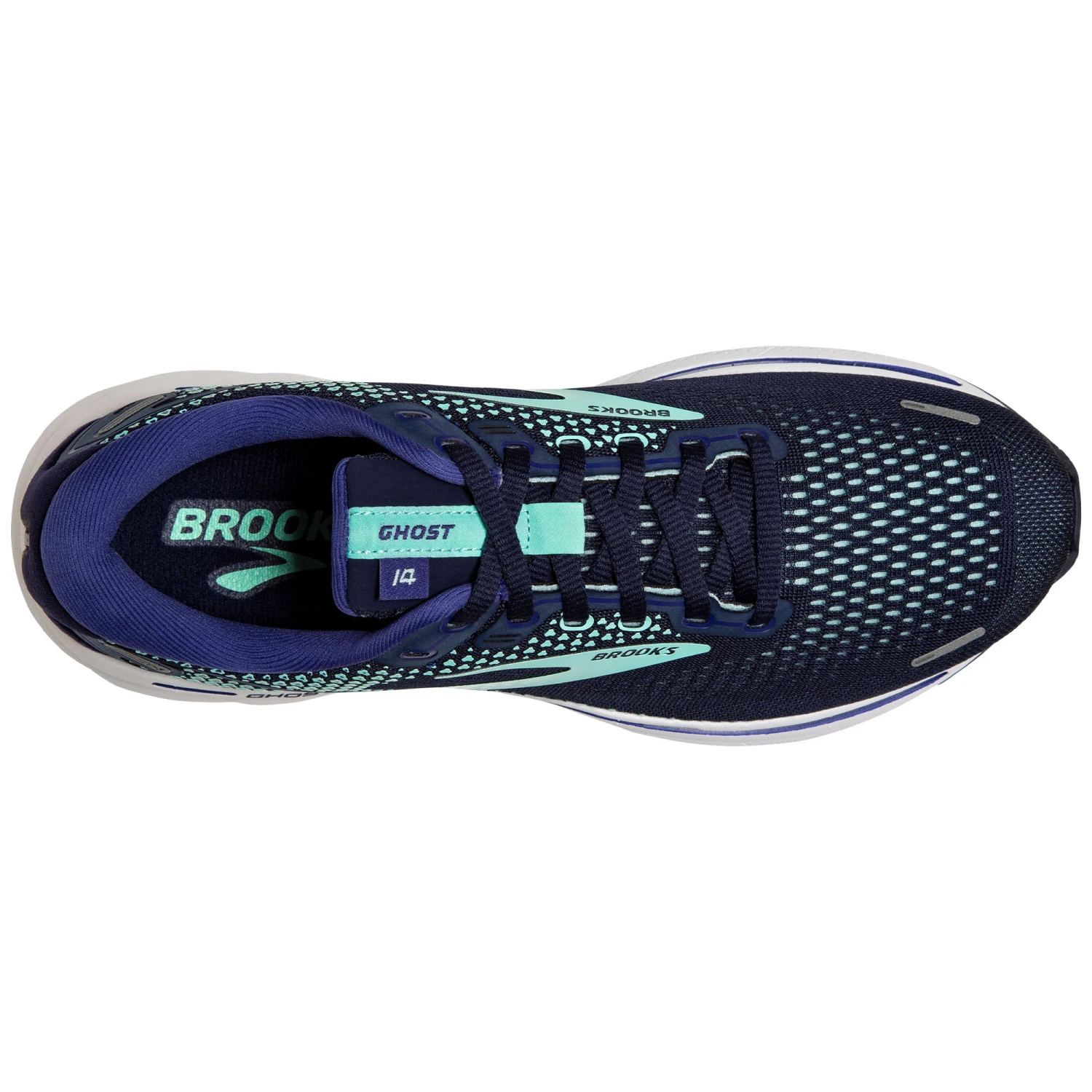 Brooks Womens Ghost 14 Wide Running Shoes - Image 5