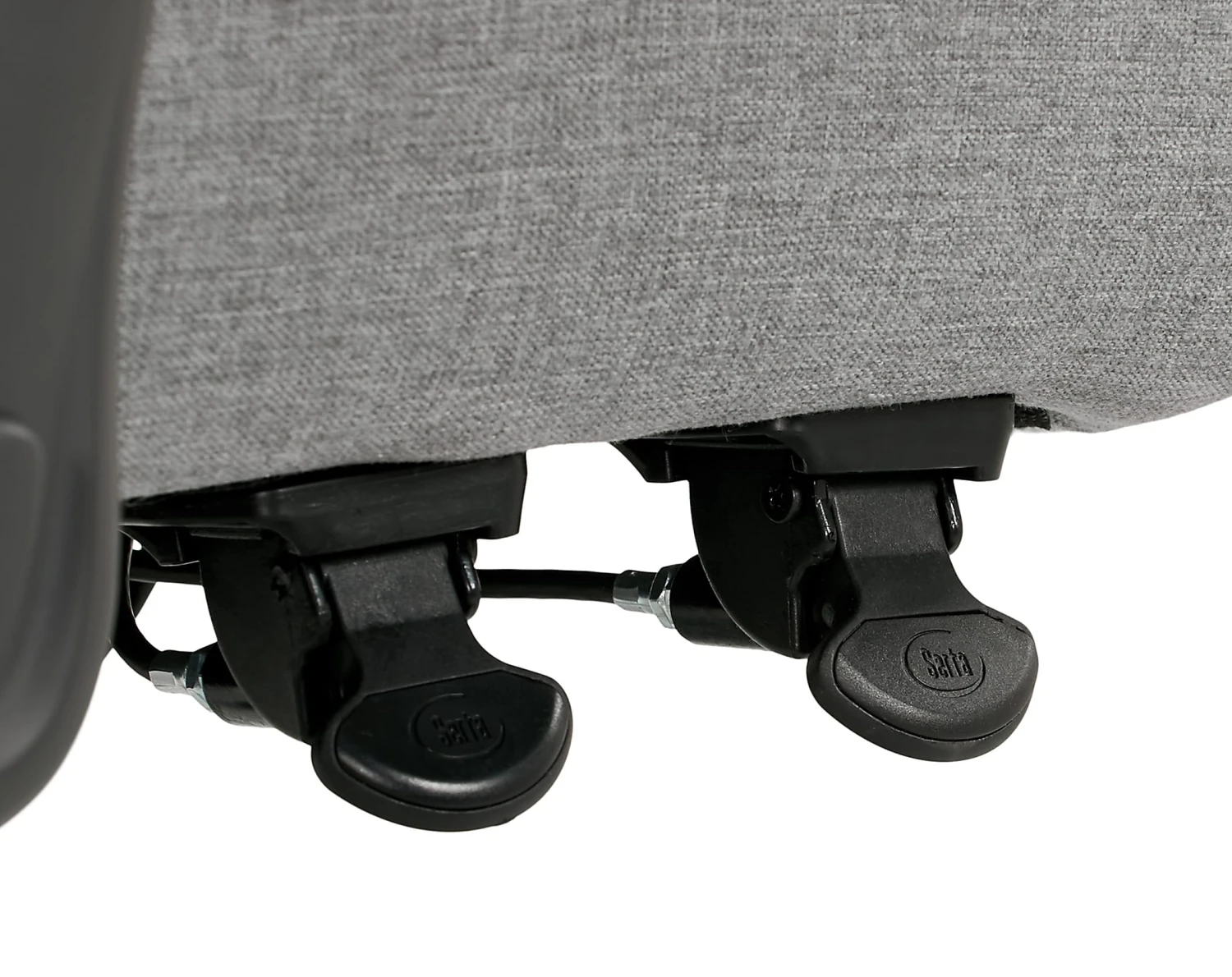 Serta® SitTrue™ Rayne Ergonomic Mesh/Fabric Mid-Back Task Chair, Gray - Image 10