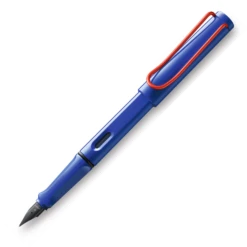 Lamy Safari Retro Edition Fountain Pen, Blue & Red