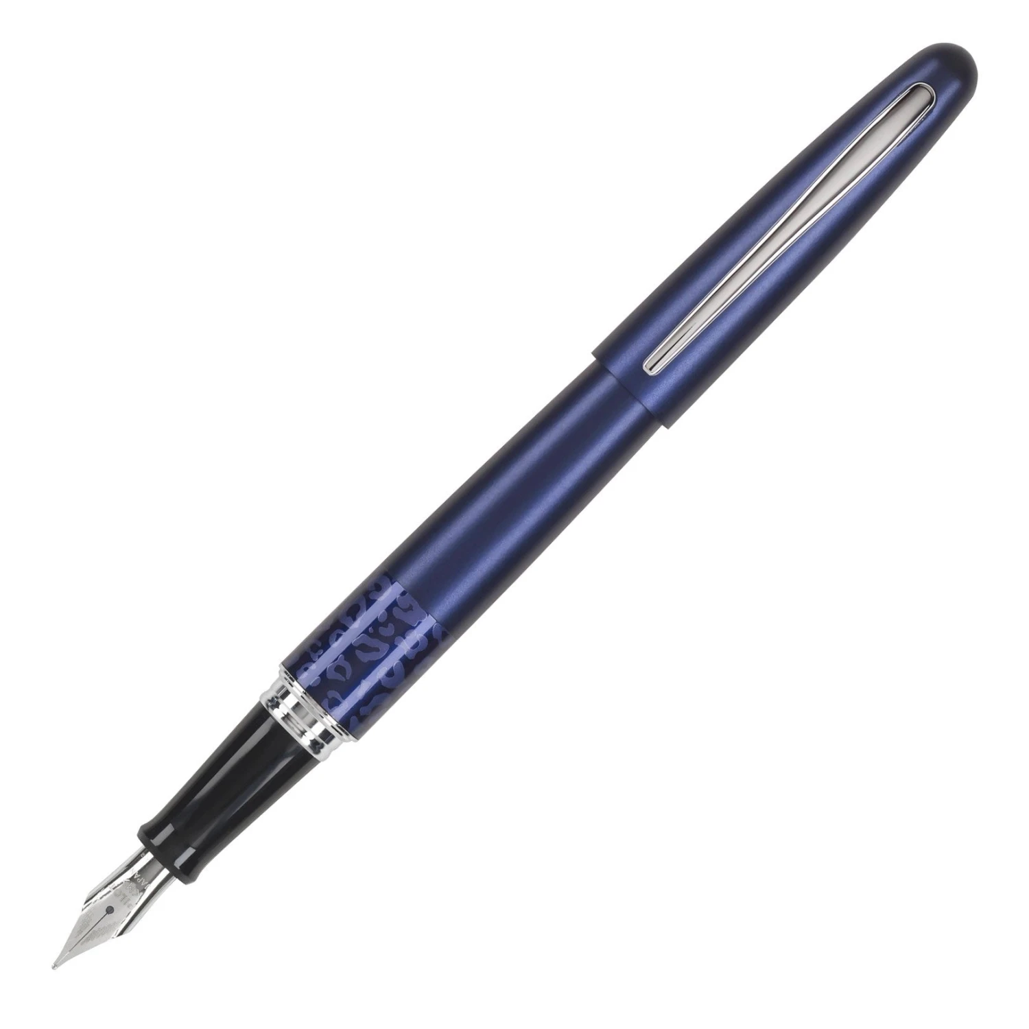 Pilot MR Animal Metropolitan Fountain Pen, Matte Blue Leopard