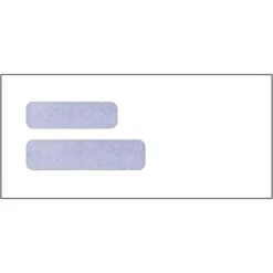 Medical Arts Press® Double Window Self Seal Envelopes; 4-1/8x9", Security Tint, 500/Box