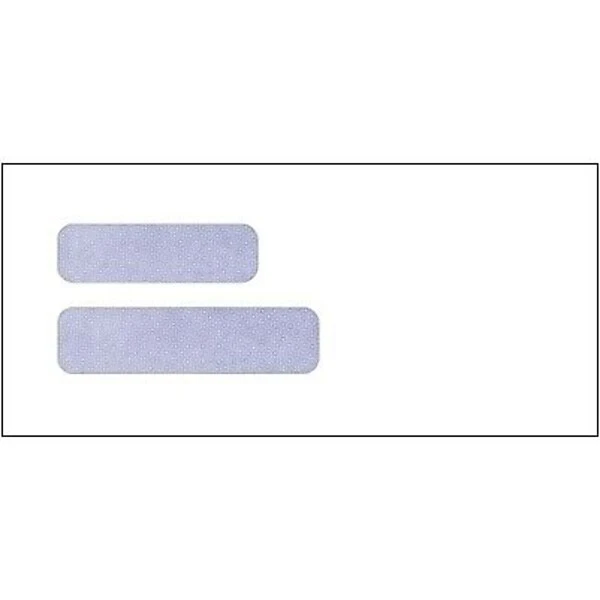 Medical Arts Press® Double Window Self Seal Envelopes; 4-1/8x9", Security Tint, 500/Box
