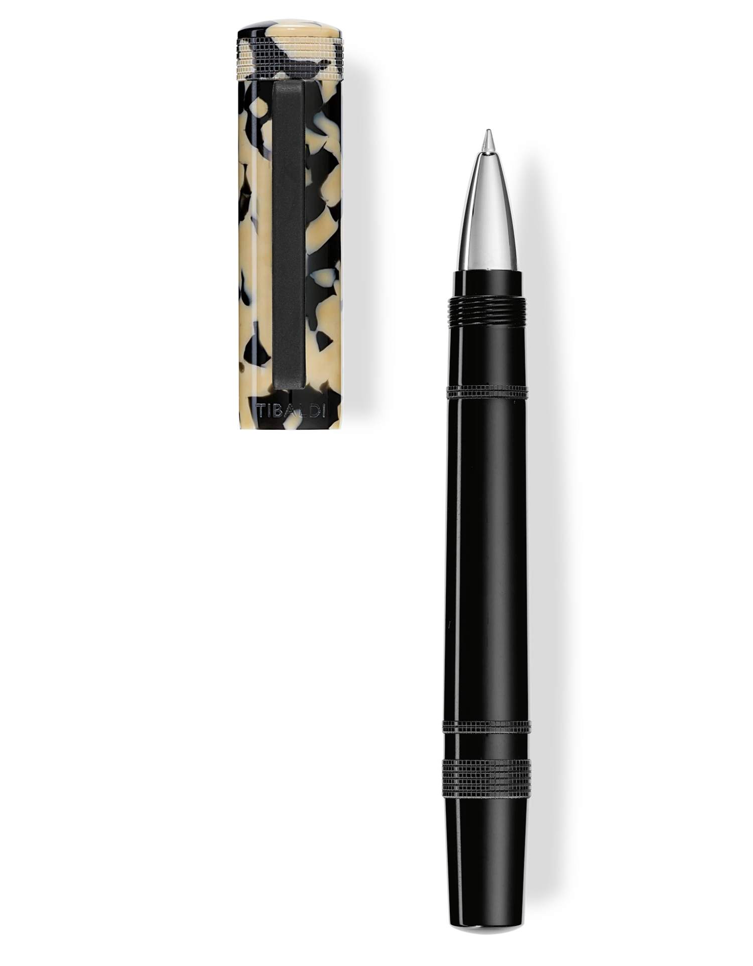 Tibaldi Perfecta Tortoise Beige Rollerball Pen