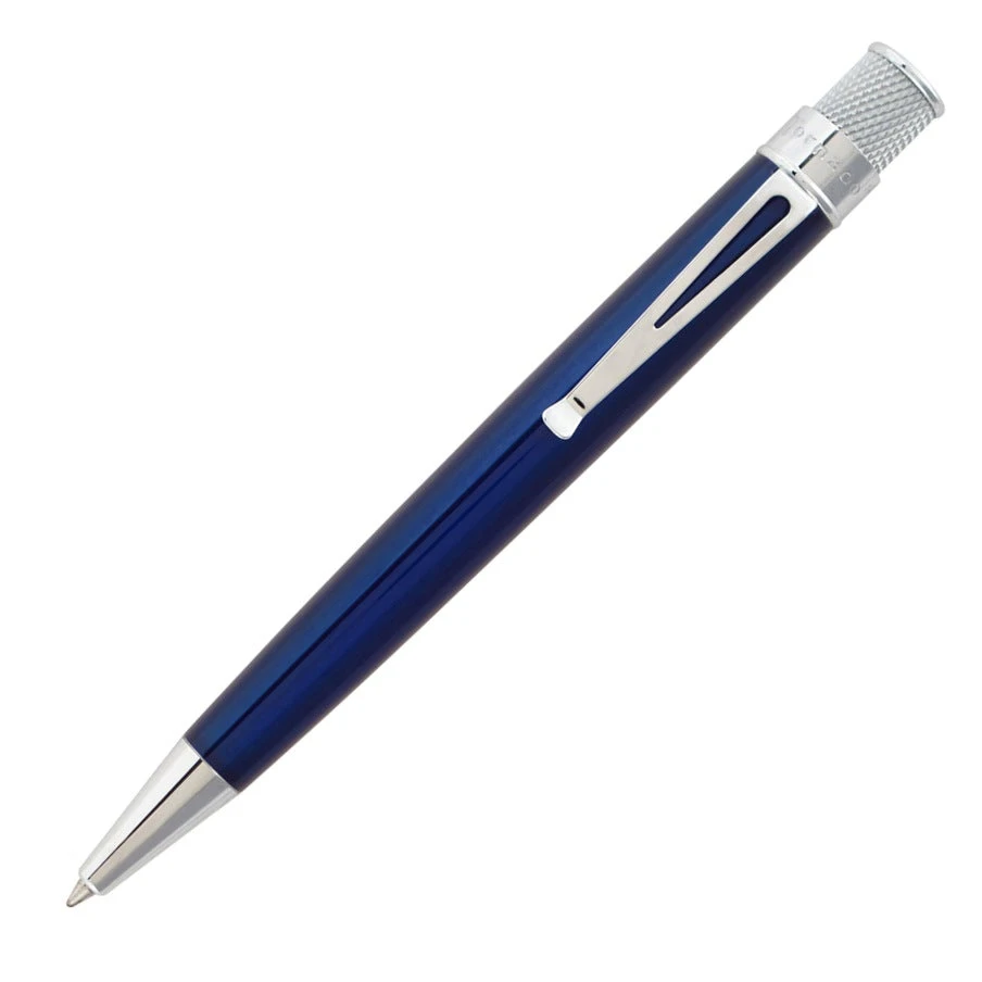 Retro 51 Tornado Classic Rollerball Pen, True Blue Lacquer