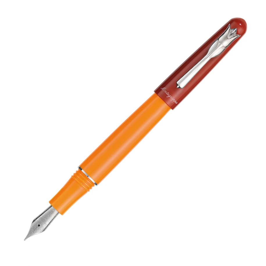 Montegrappa Team Fox Tulip Fountain Pen, Red & Orange