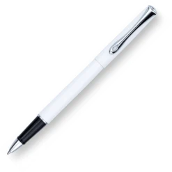 Diplomat Traveller Rollerball Pen, Snow White & Chrome