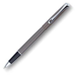 Diplomat Traveller Rollerball Pen, Taupe Grey & Chrome