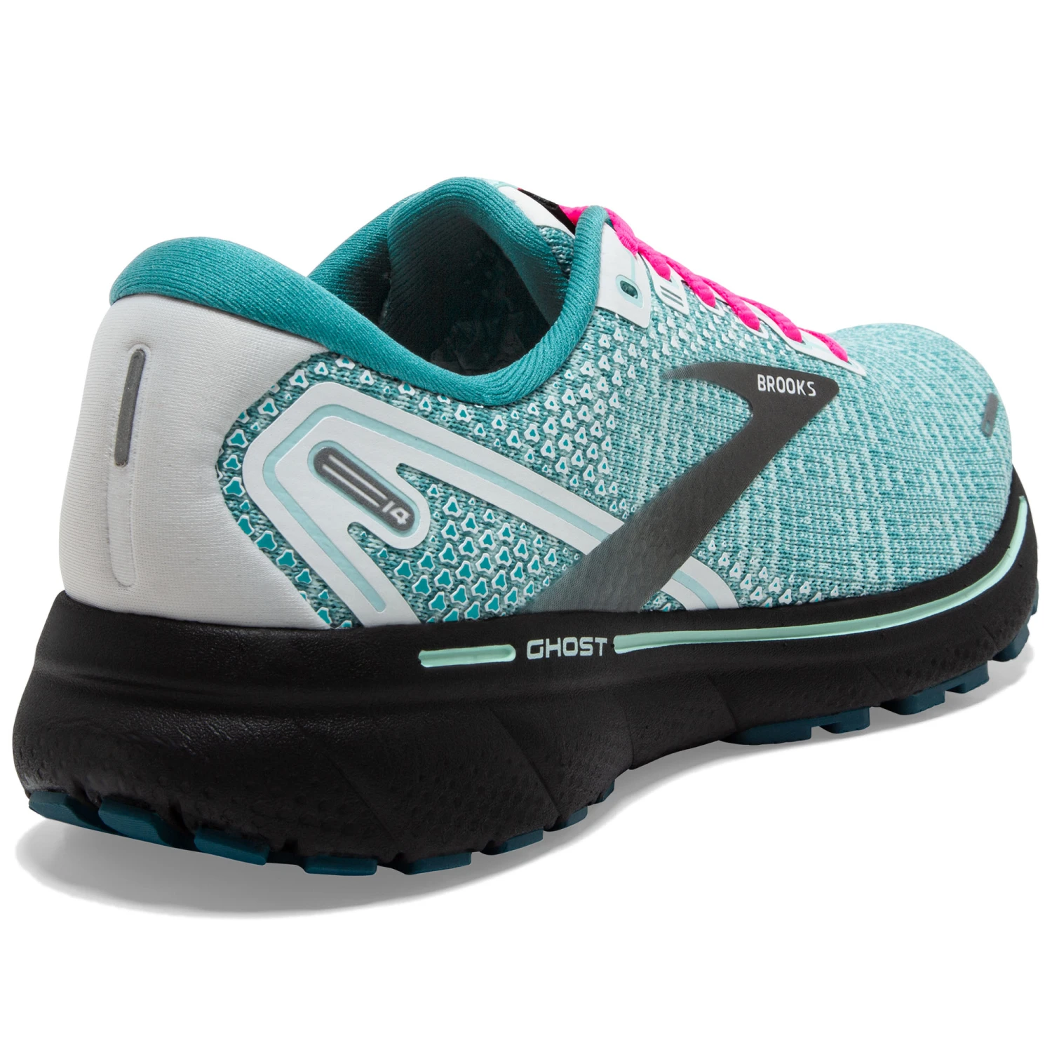 Brooks Womens Ghost 14 Multi Color Running Shoes - Image 2