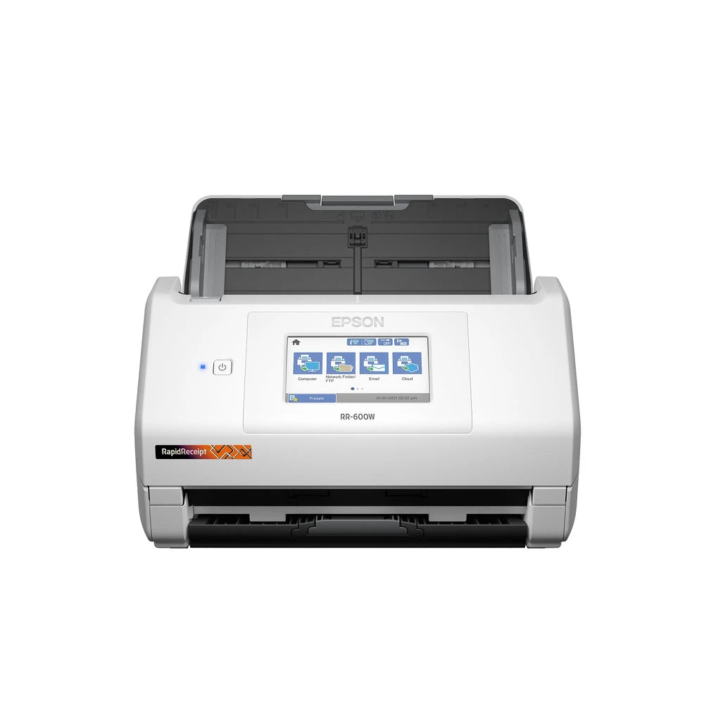 EpsonĀ® Epson RapidReceipt RR-600W Wireless Receipt And Document Scanner