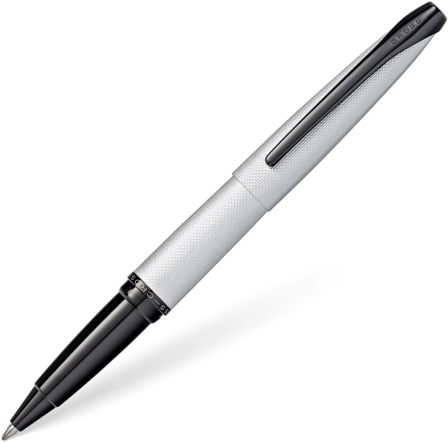 Cross® Cross ATX Rollerball Pen, Brushed Chrome & Black