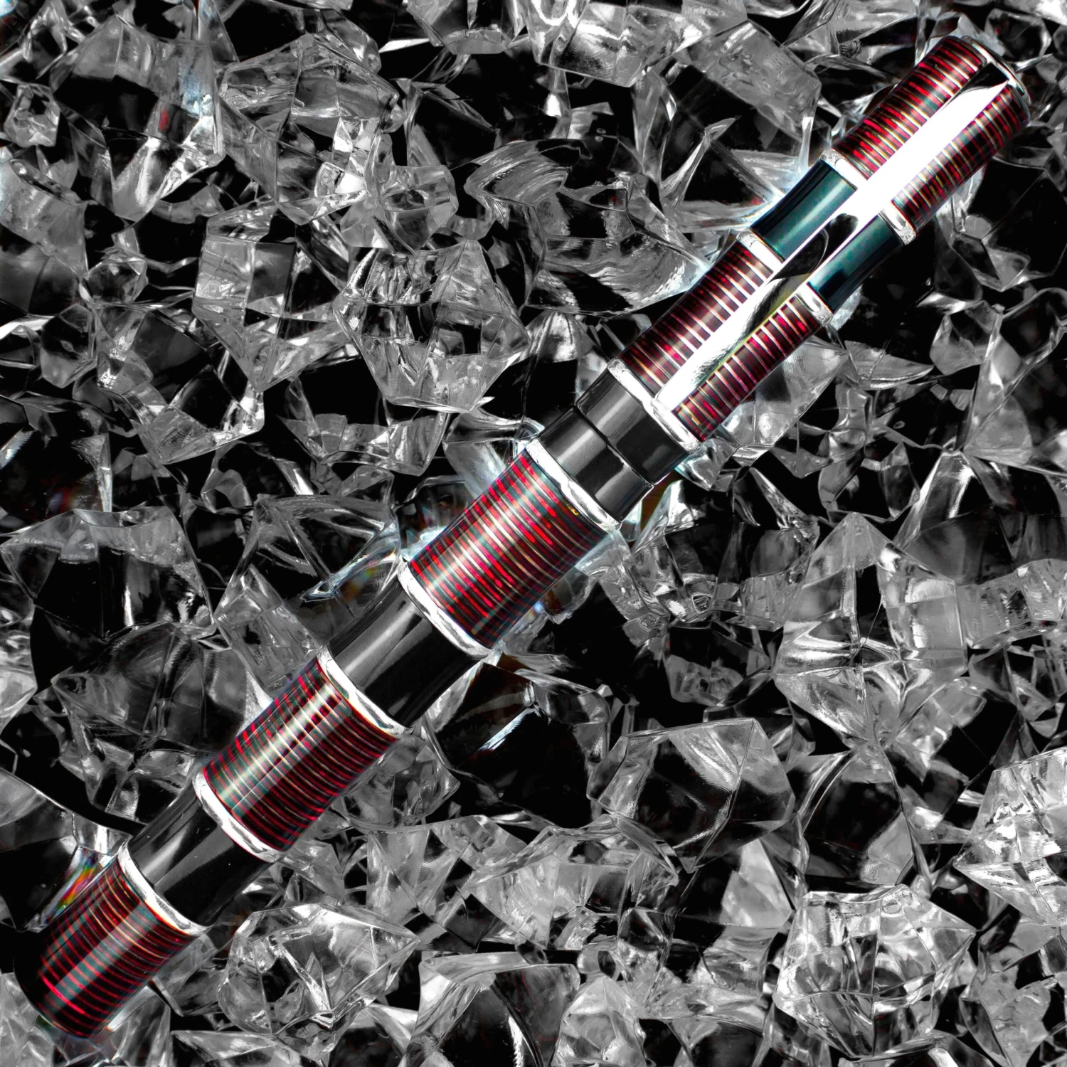 Visconti Limited Edition Asia Bamboo Fountain Pen, Red - Image 2