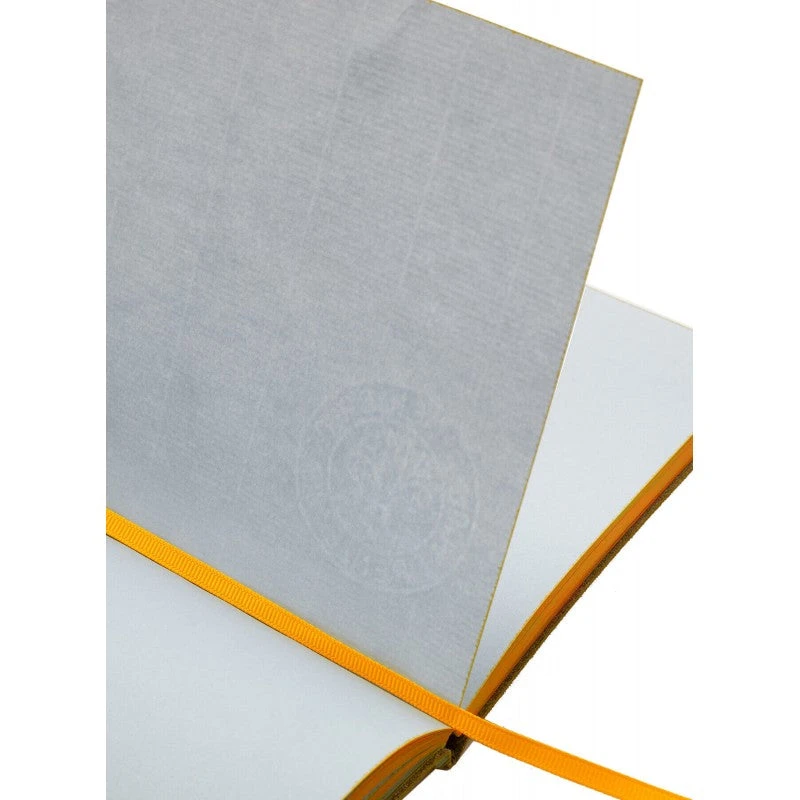 Pineider Blues Notebook, A5, 192 Blank Pages, 55gr Paper, Orange - Image 3