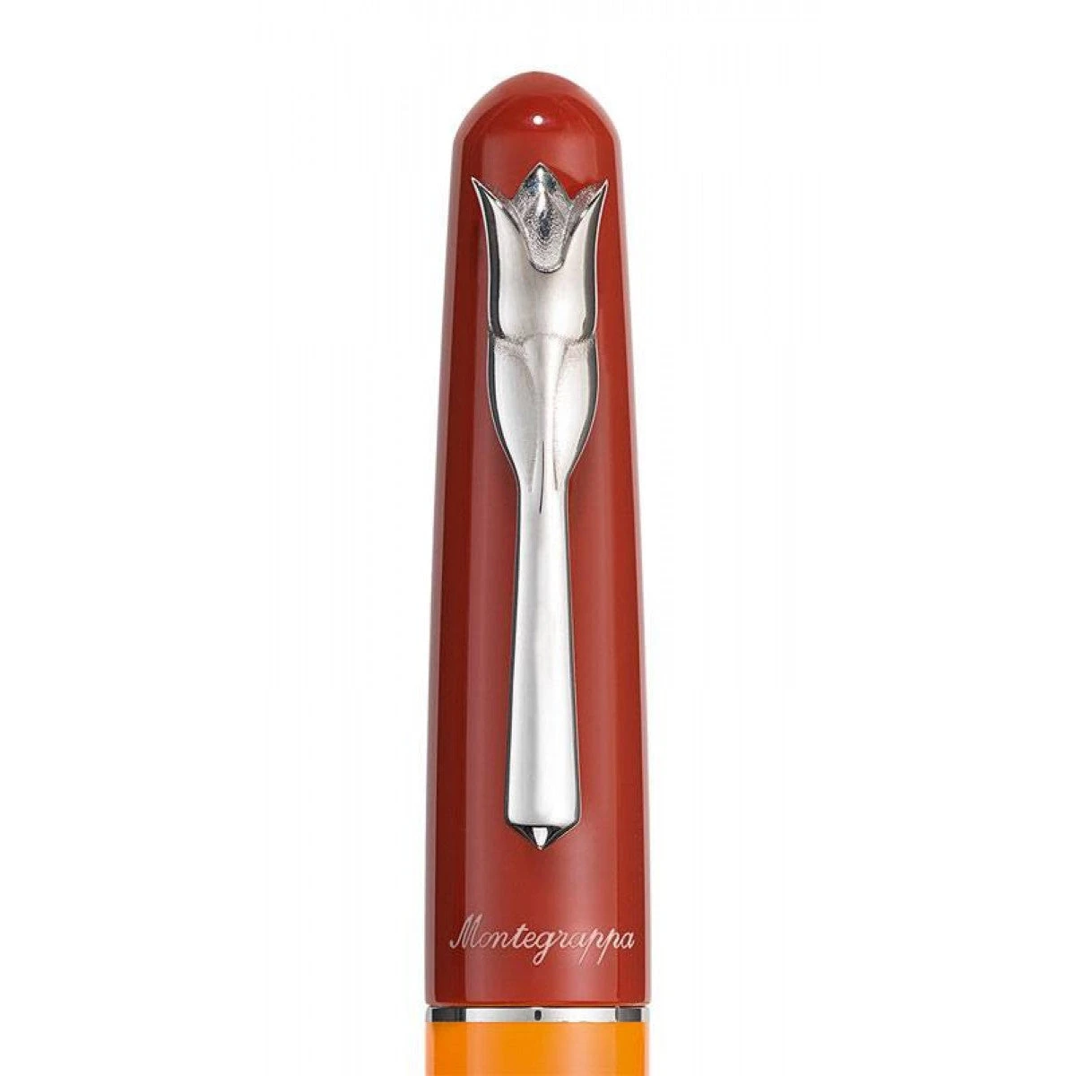 Montegrappa Team Fox Tulip Fountain Pen, Red & Orange - Image 2