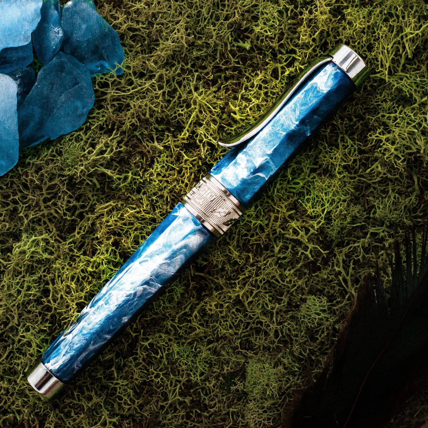 Stipula Adagio Fountain Pen, Blue Cave - Image 2