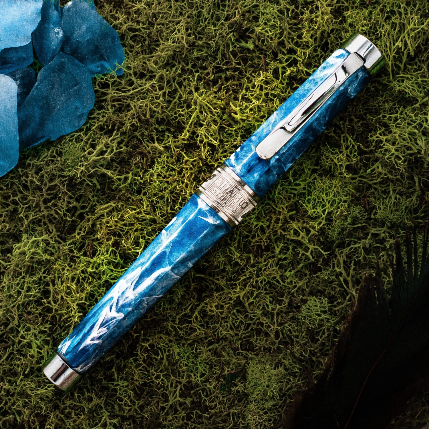 Stipula Adagio Fountain Pen, Blue Cave - Image 3