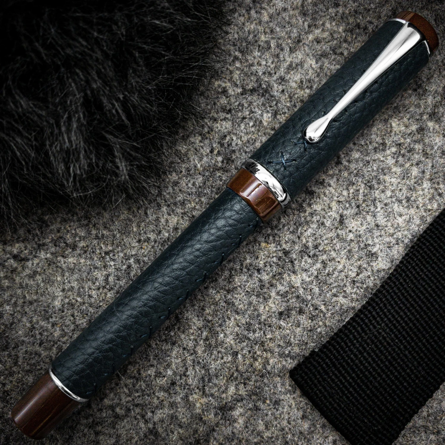 Conklin Duragraph Special Edition Savoy Fountain Pen, Leather - Image 2