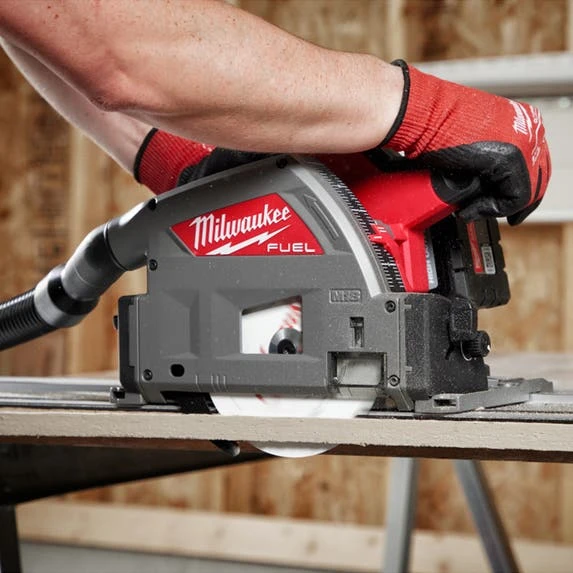 Milwaukee M18 FUEL 6-1/2” Plunge Track Saw With 55" Rail And Bag 2831-20-BUNDLE - Image 6