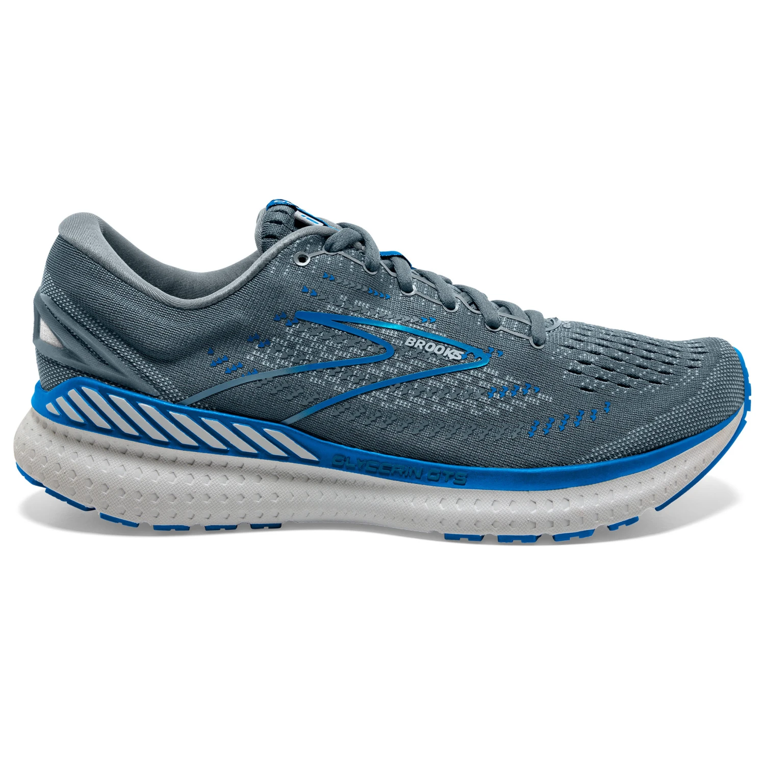 Brooks Mens Glycerin 19 GTS Wide Running Shoes