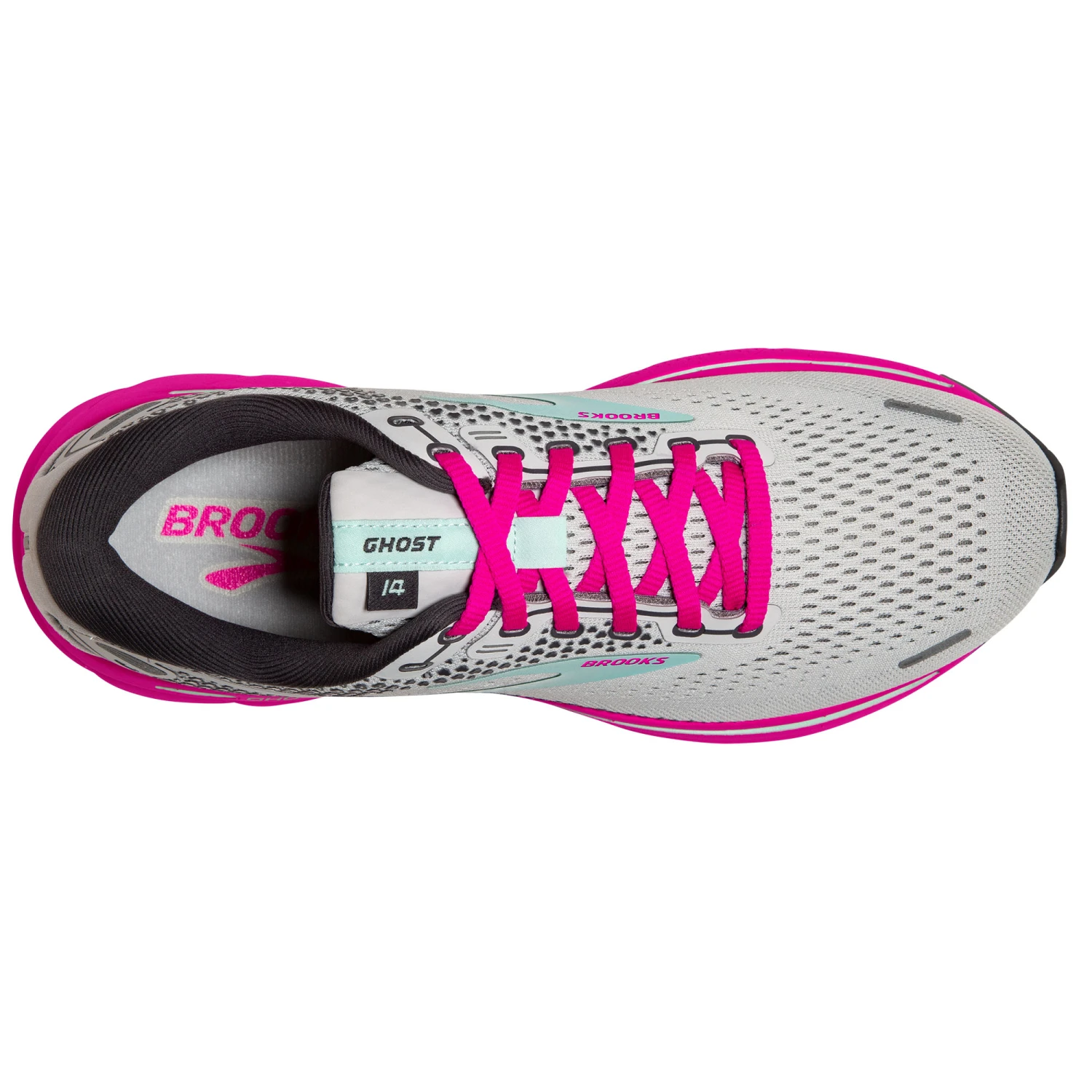 Brooks Womens Ghost 14 Running Shoes - Image 8