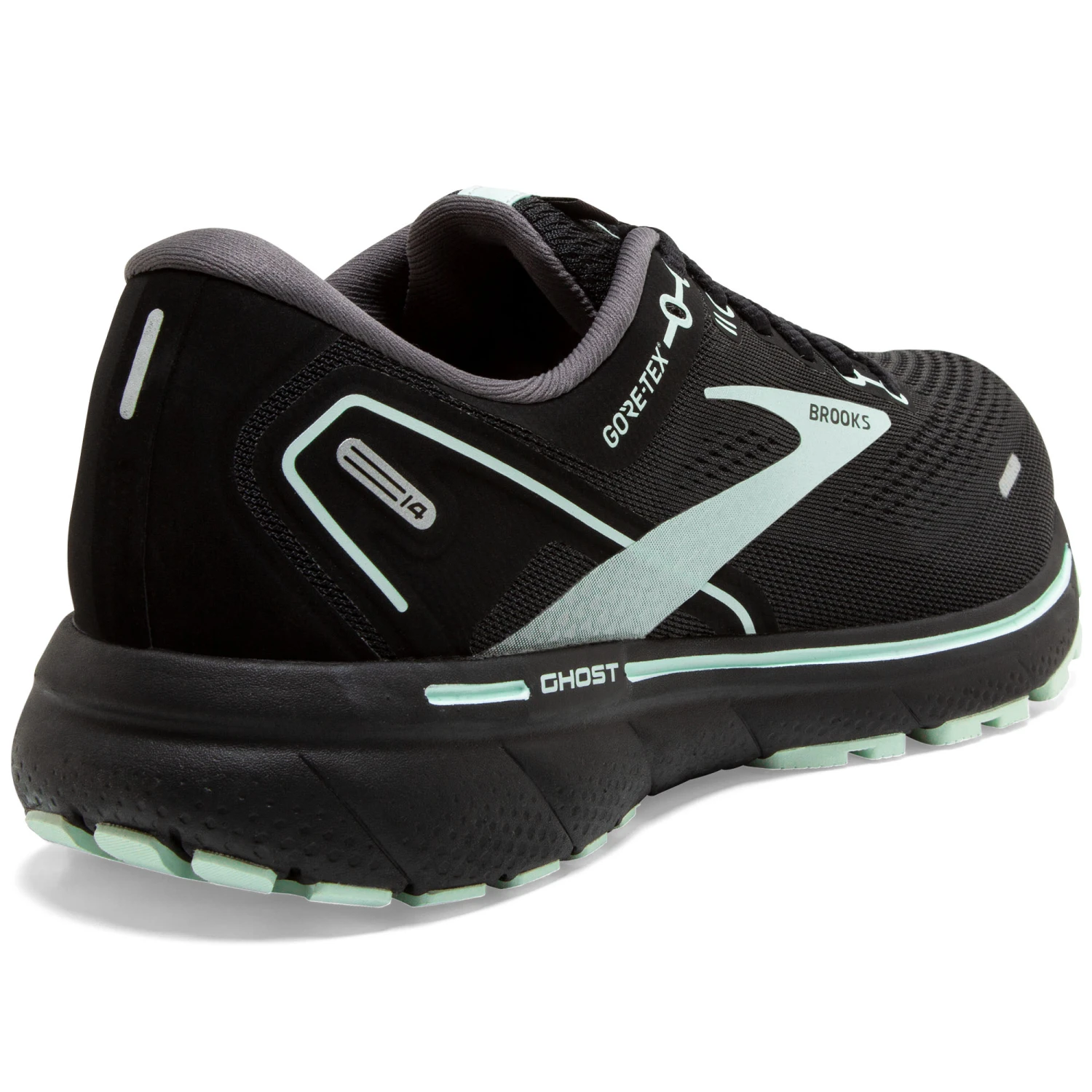 Brooks Womens Ghost 14 GTX Multi Color Running Shoes - Image 2