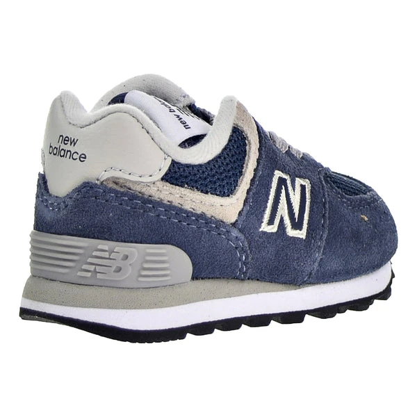 New Balance 574 Toddler's Running Shoes Navy/Grey - Image 3