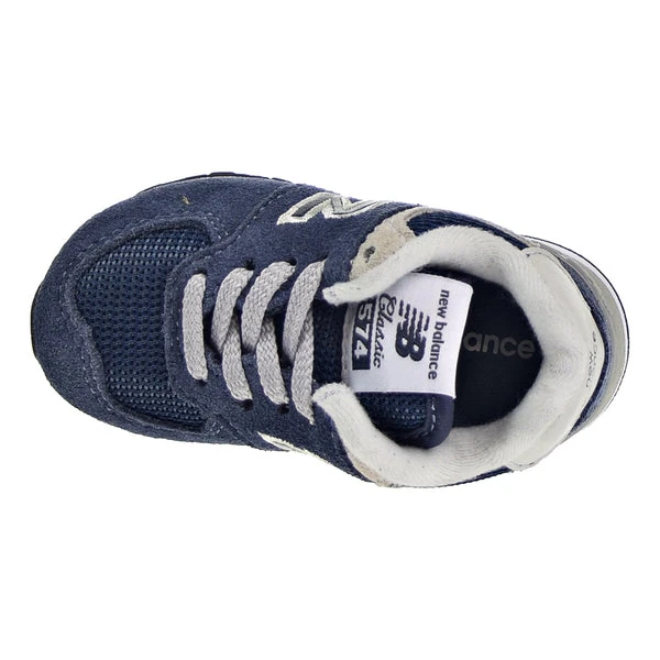 New Balance 574 Toddler's Running Shoes Navy/Grey - Image 5