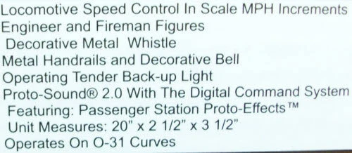MTH 30-1476-1 Pennsylvania 4-6-2 K4s Pacific Steam Engine W/PS2 #5436 - Image 5