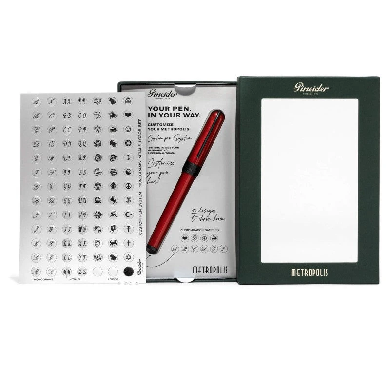 Pineider Metropolis Rollerball Pen, Yellow - Image 2