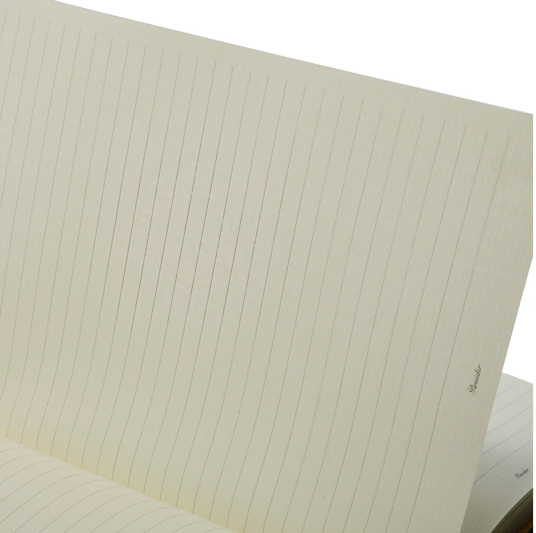 Pineider Notes Milano Leather Notebook, Pure White, Lined Ivory Paper - Image 3