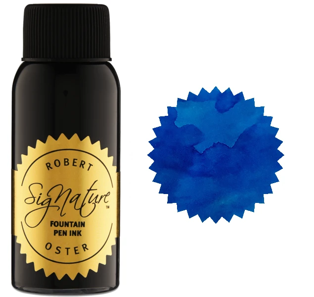 Robert Oster Fountain Pen Ink Bottle, 50ml, True Blue