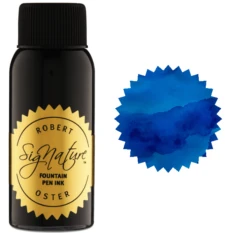 Robert Oster Fountain Pen Ink Bottle, 50ml, Blue Bondi