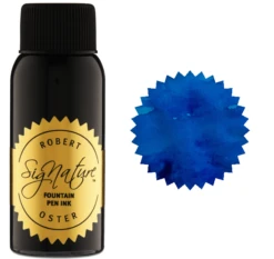 Robert Oster Fountain Pen Ink Bottle, 50ml, Blue Water Ice