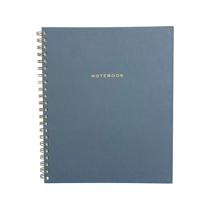 Martha Stewart 5-Subject Notebook, 9.25" X 11.25", Narrow-Ruled, 120 Sheets, Navy (MS110M)