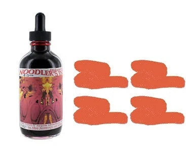 Noodlers Fountain Pen Ink Bottle - 4.5 Oz Dragon Napalm W/ Free Pen